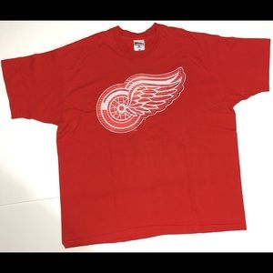 Vtg 90’s Detroit Red Wings Tee single stitched